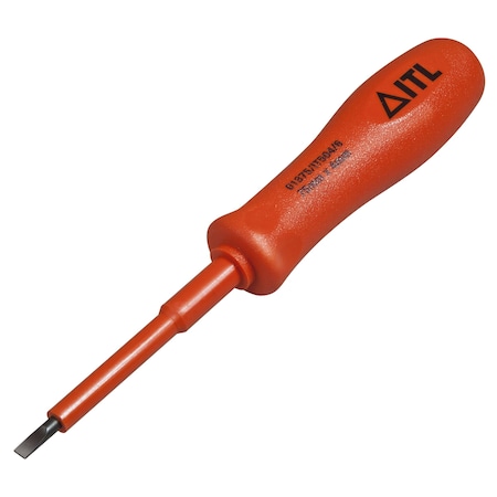 1000v Insulated Slotted Screwdriver 4 X 5/32 X 1/32
